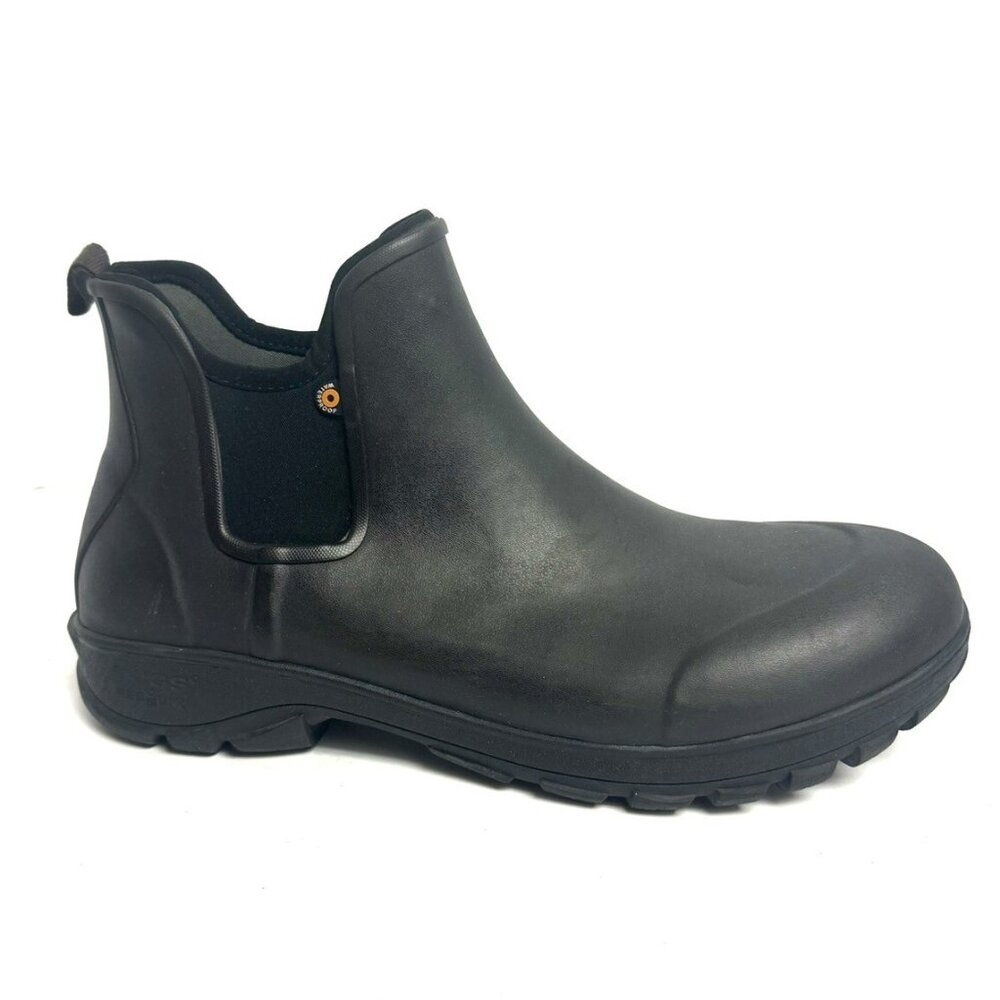 Bogs Mens Sauvie Slip On Boot Black Size 12 M